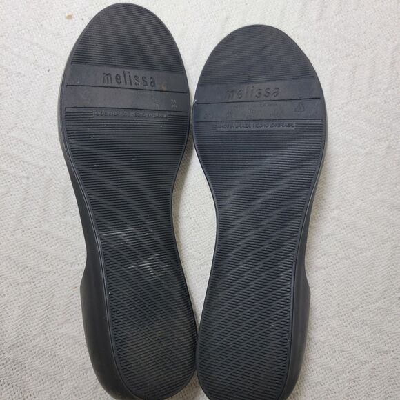 Melissa Fresh Bloom II Studded D'Orsay Peep Toe Ballet Flats Size 7 - Picture 8 of 13